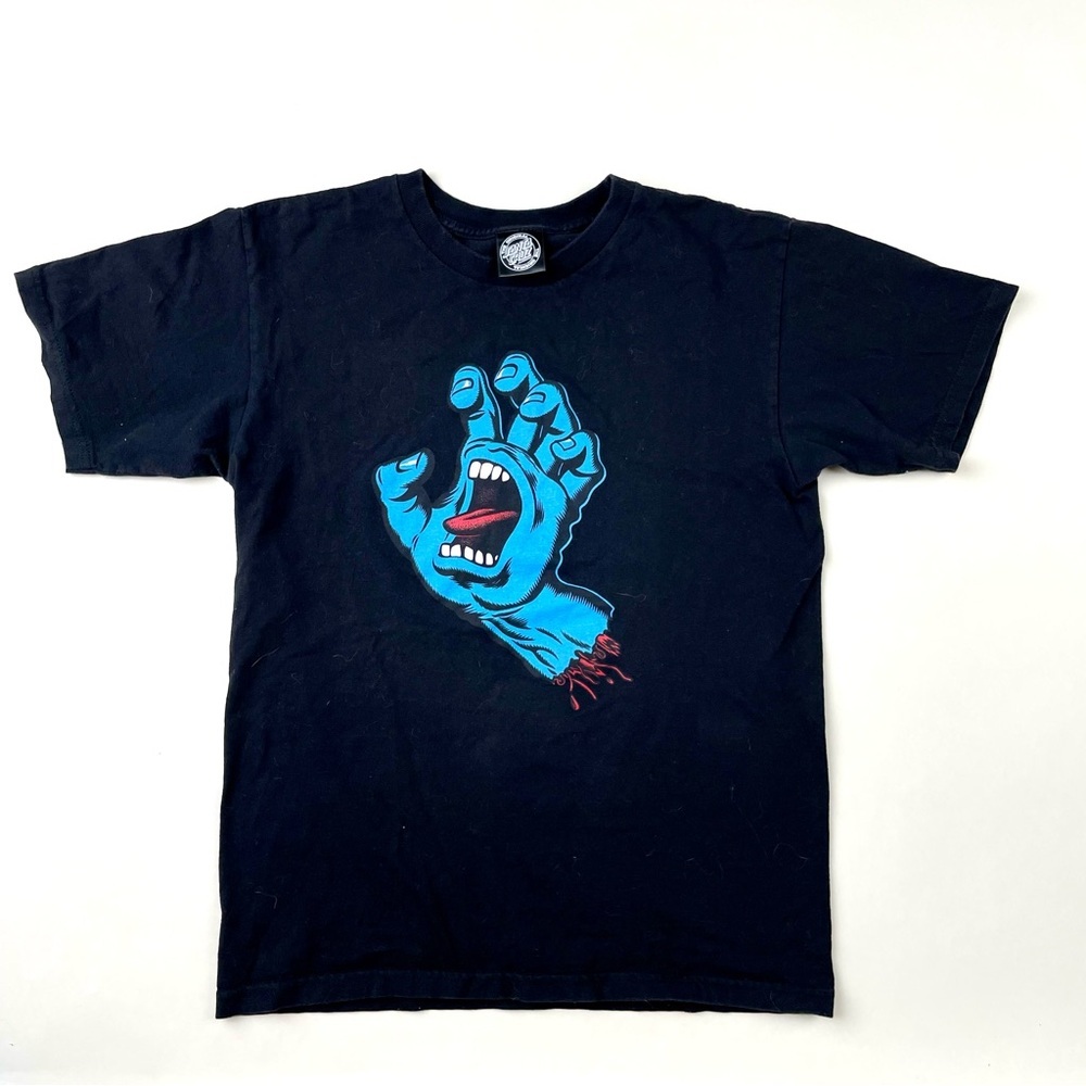 Santa cruz Black T-Shirt with Graphic